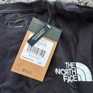 The North Face Black T-Shirt with White Logo